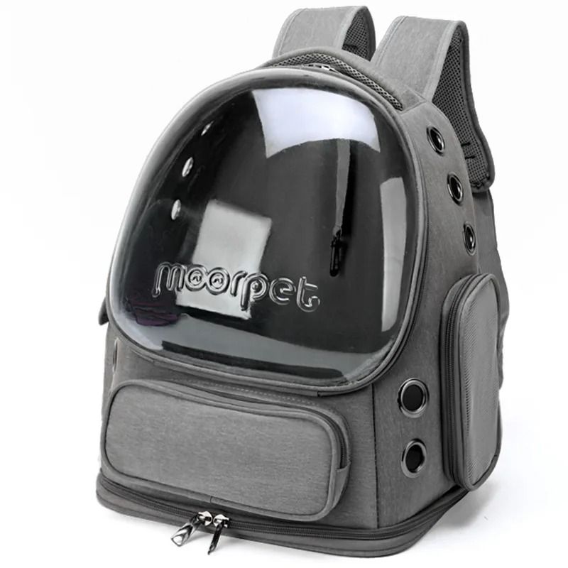 Transparent Folding Pet Carrier Backpack For Cats Small Dogs Portable Travel Tote Shoulder Bag 6
