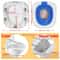 Reusable Cat Toilet Training Kit Easy Clean Cat Potty Trainer With Removable Sand Tray 5