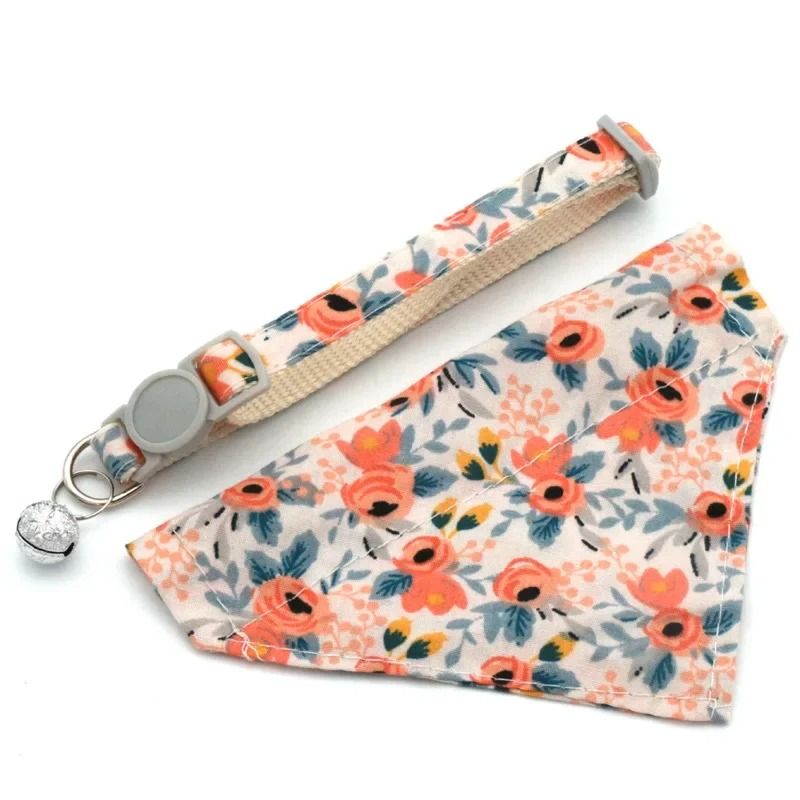 DaisyCharm Adjustable Pet Bandana Collar For Small Dogs Cats 8
