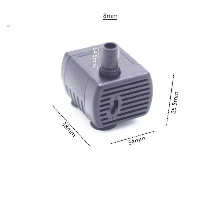 AntiDry Burn Cat Water Fountain Pump Quiet Replacement Motor For Pet Drinking Fountains 6