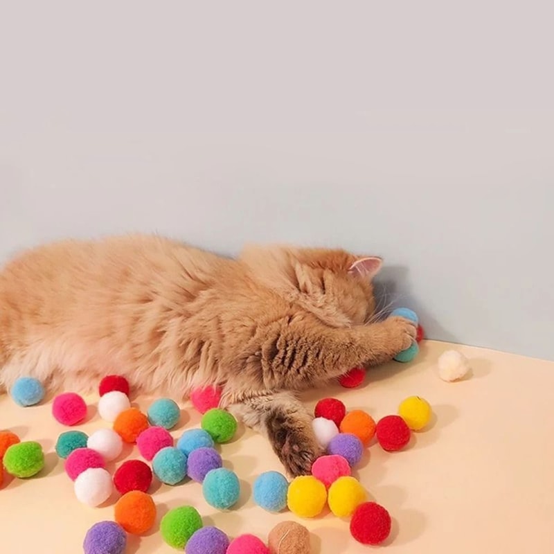 BounceBlast Interactive Cat Toy Launcher With Plush HighBounce Balls 4