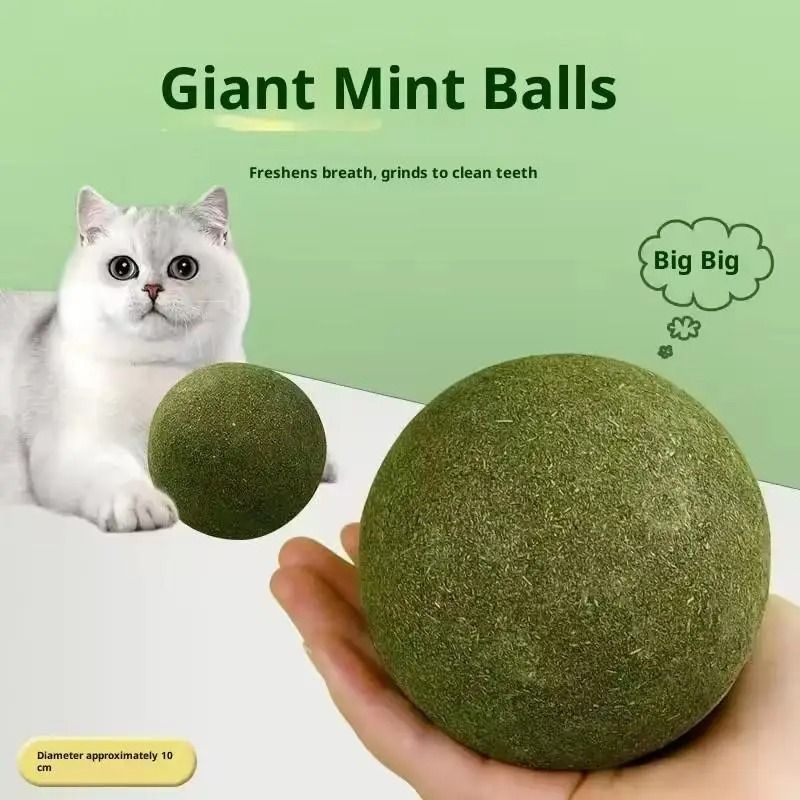 PurrMint Natural Catnip Lick Ball Long Lasting Calming Chew Toy For Cats 4