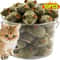 110PCS Interactive Plush Mouse Cat Toys Realistic Squeaky Hunting Mice For Chasing Biting Play 0