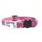 SparkleSafe Personalized Glitter Cat Collar With Custom Engraved ID Tag Breakaway Buckle 18