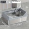 KEMORELA XL Stainless Steel Covered Cat Litter Box With High Sides Lid Scoop 11