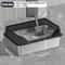 KEMORELA XL Stainless Steel Covered Cat Litter Box With High Sides Lid Scoop 13