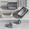 KEMORELA XL Stainless Steel Covered Cat Litter Box With High Sides Lid Scoop 3