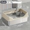 KEMORELA XL Stainless Steel Covered Cat Litter Box With High Sides Lid Scoop 5