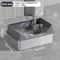 KEMORELA XL Stainless Steel Covered Cat Litter Box With High Sides Lid Scoop 8
