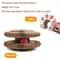 Magic Organ Cat Scratching Board With Ball Track Round Corrugated Cat Scratcher Toy For Claw Care 5