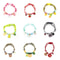 Colorful Braided Cat Collar With Bell Adjustable Pet Necklace For Cats Kittens Puppies 2