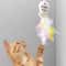 FeatherWhirl Interactive Cat Teaser Wand With Rotating Feather Flexible Steel Wire 5