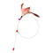 FeatherWhirl Interactive Cat Teaser Wand With Rotating Feather Flexible Steel Wire 8