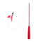 ExtendaPlay Telescopic Cat Teaser Wand With Feather Refill Head For Interactive Play 5