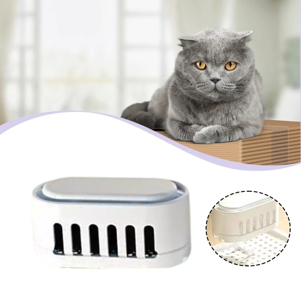 Smart Litter Box Deodorizer EasytoUse Odor Eliminator For Fresh Clean Cat Litter Areas 1