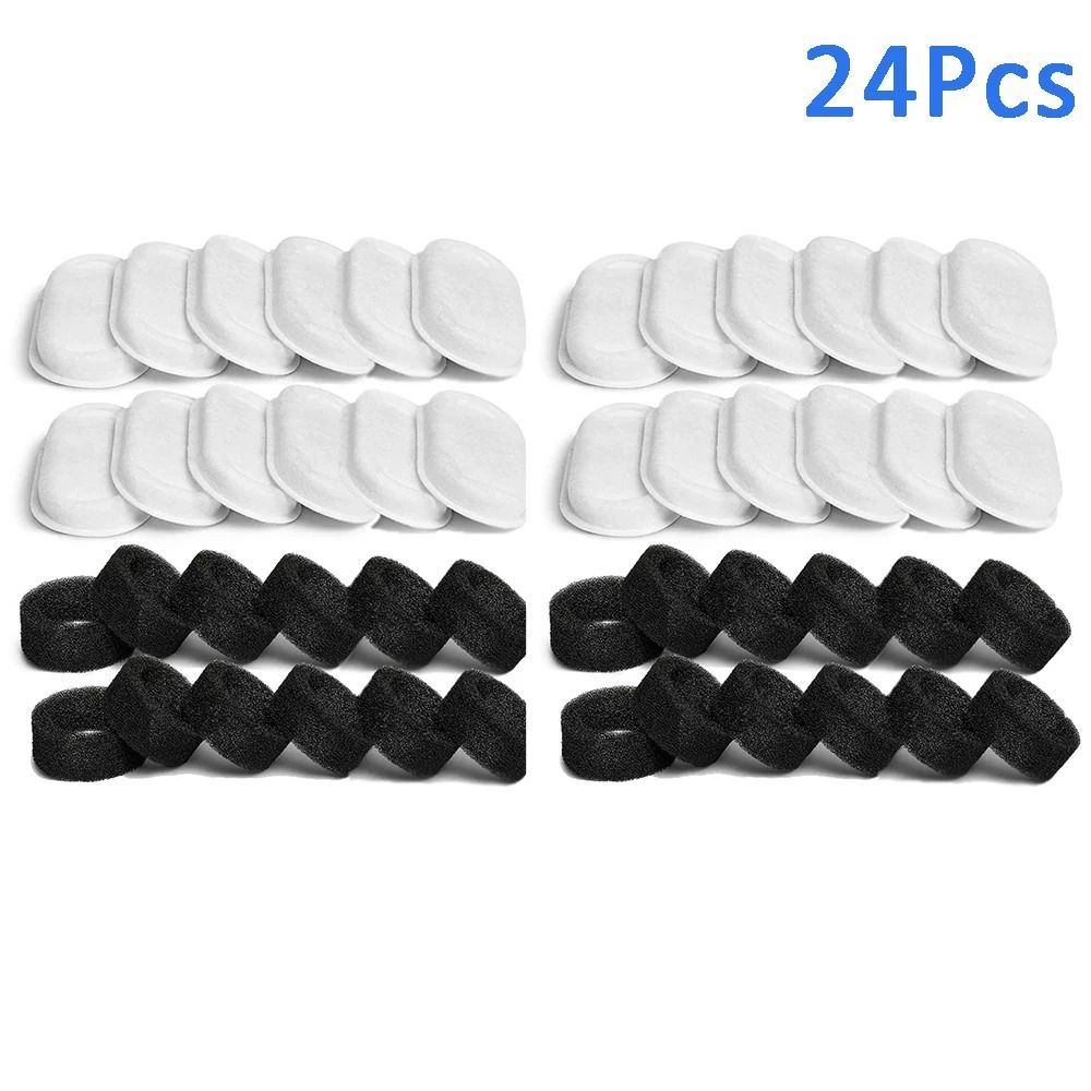 Triple Filtration Cat Water Fountain Replacement Filters For 108oz32L Pet Fountains 8