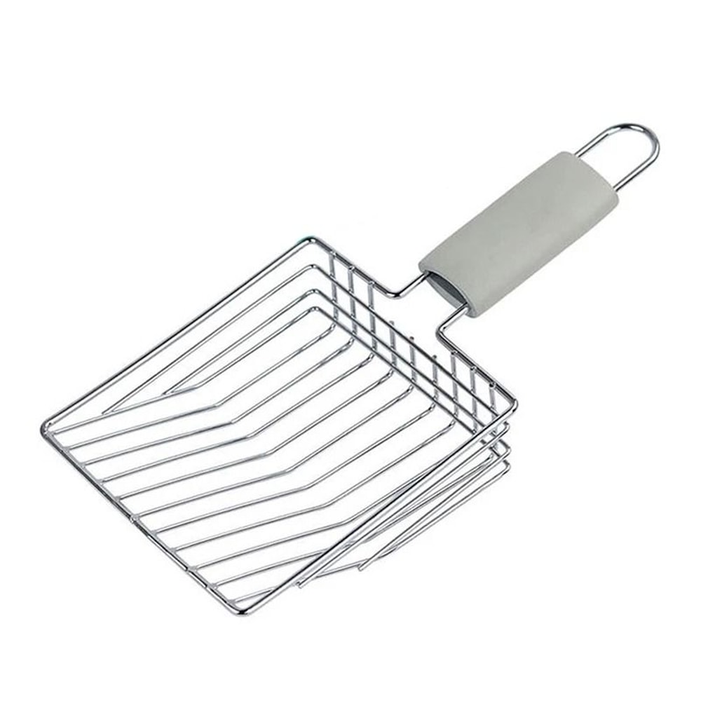 HeavyDuty Stainless Steel Cat Litter Scoop With Durable Aluminum Handle 1