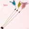 3Piece Retractable Feather Wand Cat Toy Set For Interactive Play And Exercise 7