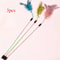 3Piece Retractable Feather Wand Cat Toy Set For Interactive Play And Exercise 7