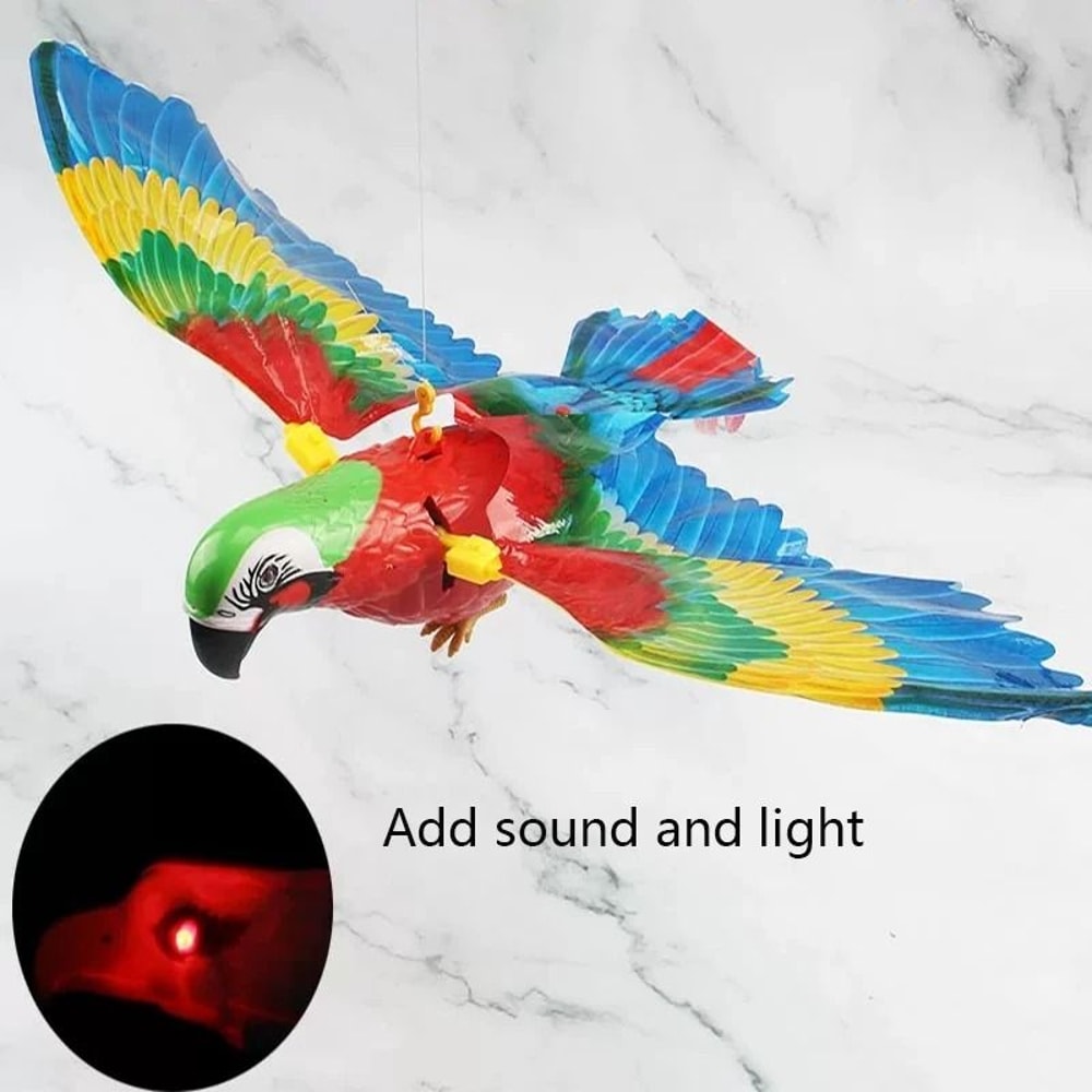 Interactive Electric Flying Bird Cat Toy With Realistic Flapping Motion 9