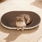 Large Corrugated Cat Scratcher Bed With Oval Lounge Design For Indoor Cats 0