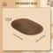 Large Corrugated Cat Scratcher Bed With Oval Lounge Design For Indoor Cats 5