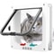 Weatherproof 4Way Locking Cat Door For Interior Exterior Doors Pet Flap For Cats Up To 20 Lbs 1