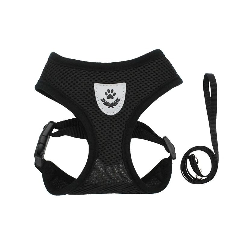 EscapeProof Reflective Cat Harness And Leash Set Adjustable Kitten Vest For Outdoor Walking 2