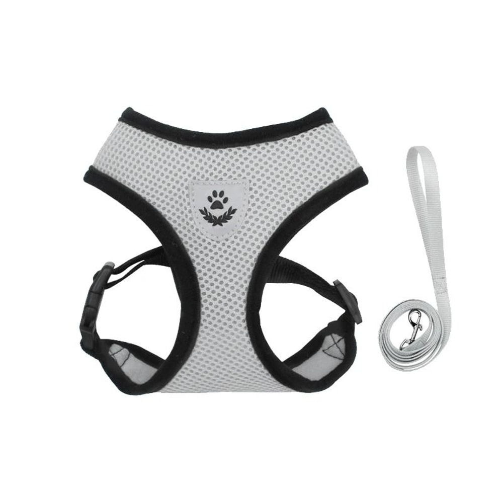 EscapeProof Reflective Cat Harness And Leash Set Adjustable Kitten Vest For Outdoor Walking 7