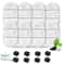 21L Cat Water Fountain Replacement Filter Set With 4 Carbon Filters 8 Sponge PreFilters 0
