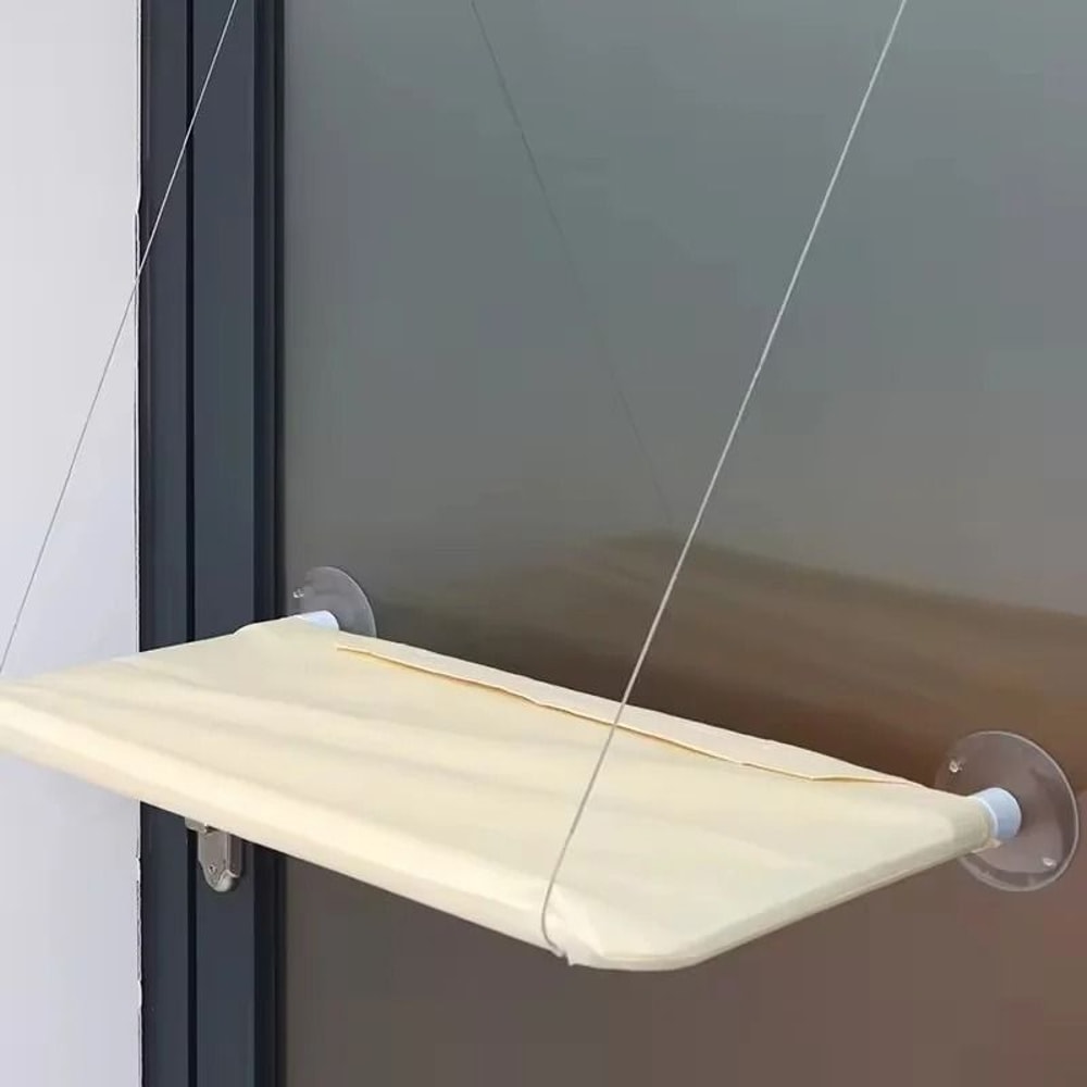 Ultra Soft Cat Window Hammock Bed SpaceSaving Suction Cup Window Perch For Indoor Cats 6