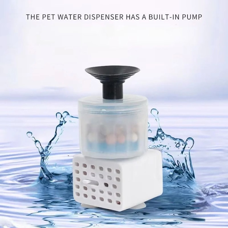 13L Cat Water Fountain Replacement Filter Set With Pump Sponge For Pet Drinking Fountain 2