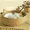 Handwoven Rattan Cat Bed With Removable Washable Cushion AllSeason Pet Nest 0