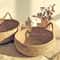 Handwoven Rattan Cat Bed With Removable Washable Cushion AllSeason Pet Nest 3