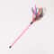 Interactive Colorful Stripe Cat Wand Teaser Toy For Indoor Cats Kittens 6