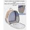 Portable Transparent Pet Backpack Carrier For Cats Small Dogs With Breathable Foldable Travel Desi 2