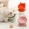 Elevated Ceramic Cat Bowl For Comfortable Feeding And Drinking 0