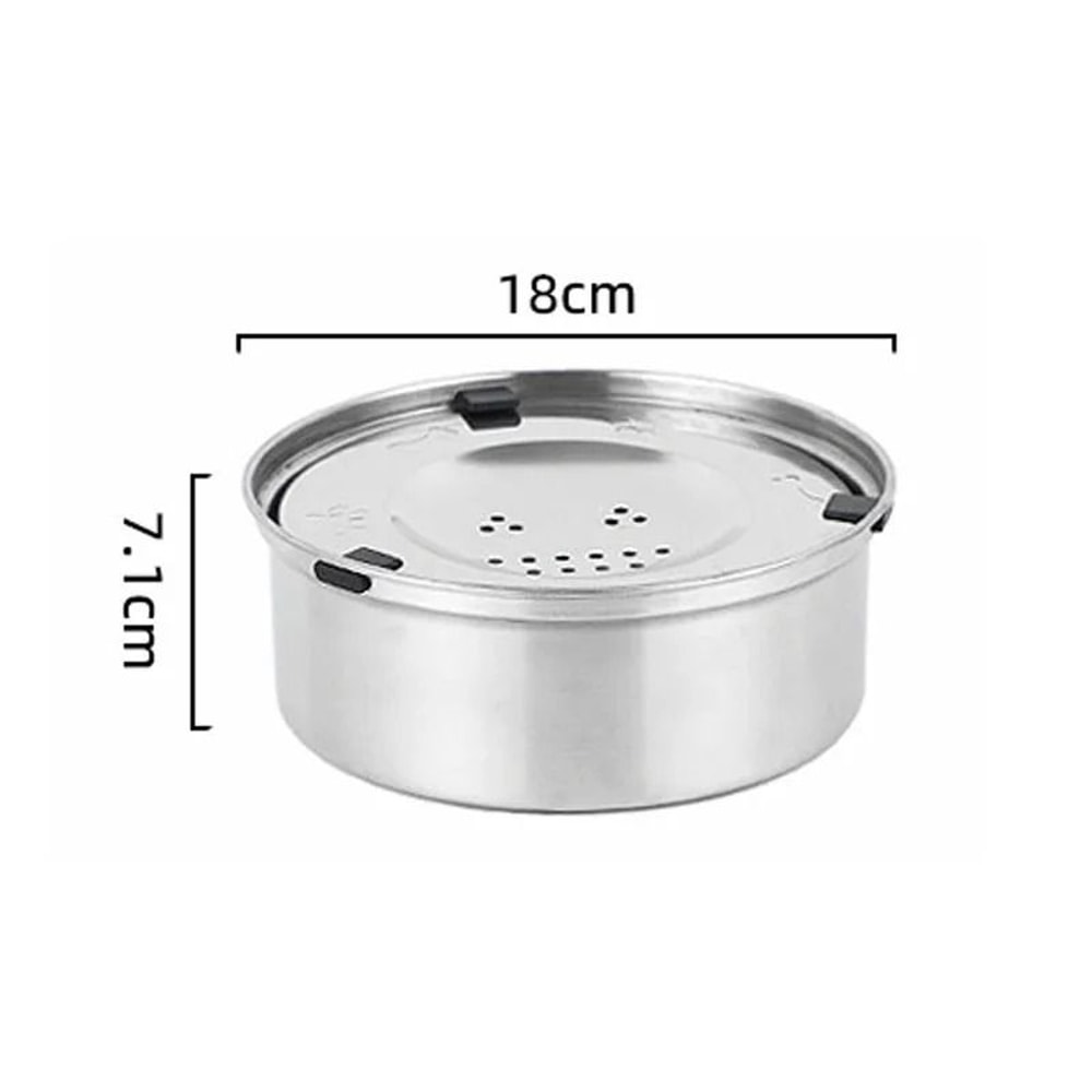 No Spill Stainless Steel Floating Pet Water Bowl 6