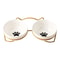 Raised Ceramic Double Cat Bowl For Food And Water 12