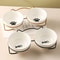 Raised Ceramic Double Cat Bowl For Food And Water 1