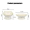 Raised Cat Bowl Elevated Pet Feeding Dish 5