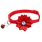 Floral Bow Pet Collar With Bell For Cats And Small Dogs 1