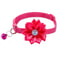 Floral Bow Pet Collar With Bell For Cats And Small Dogs 5