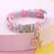 Colorful Paw Print Pet Collar With Bell 6