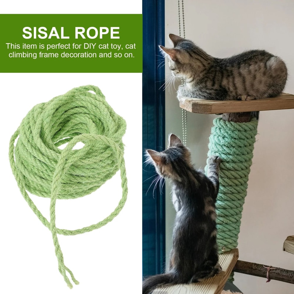 10M Sisal Rope For Cat Scratcher Repair 2