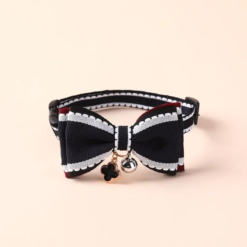Cute Bow Bell Pet Collar For Cats And Small Dogs 8