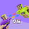 Kids Foam Disc Launcher Outdoor Game Toy 0