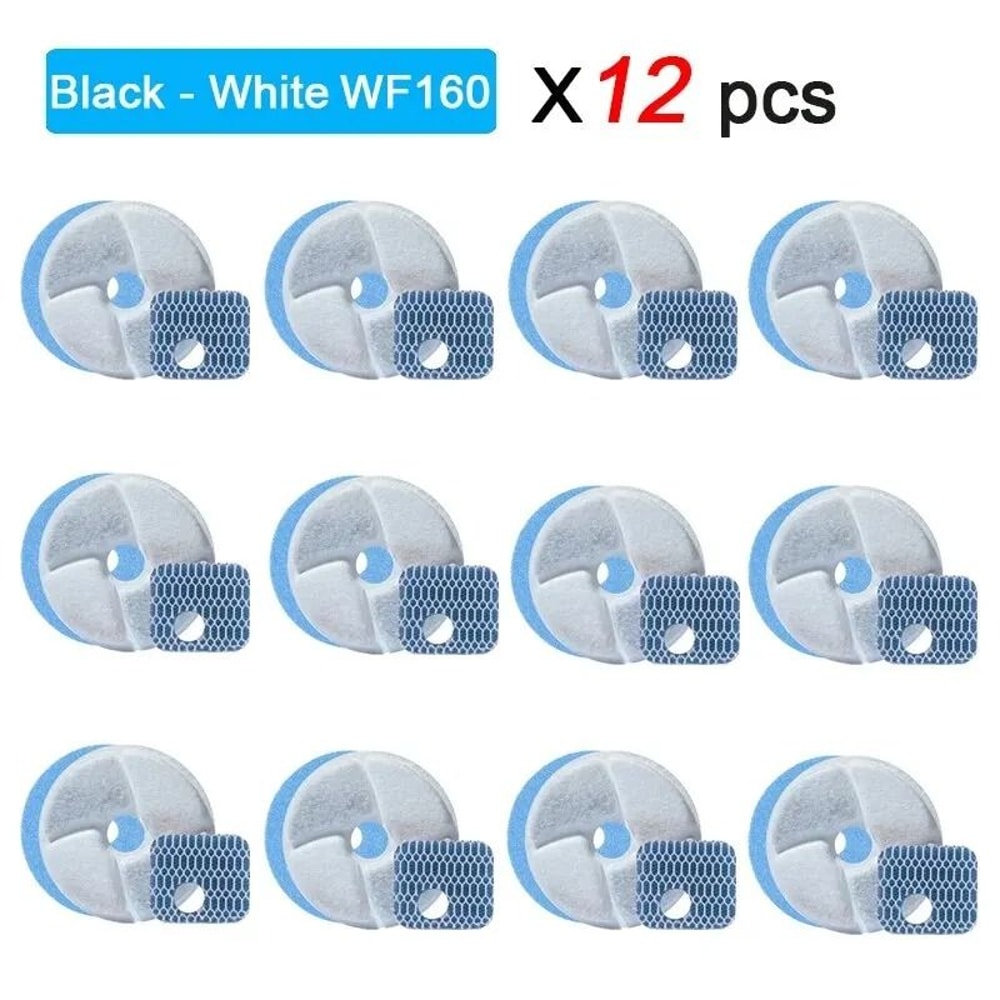 12 Pack Pet Fountain Replacement Filters 6