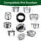 SMA800 Cat Water Fountain Foam Filter Replacement Pack 4 Count 1
