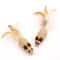 Sisal Mouse Cat Toy With Plush Tail Interactive Chew SelfPlay Hunting Toy 4